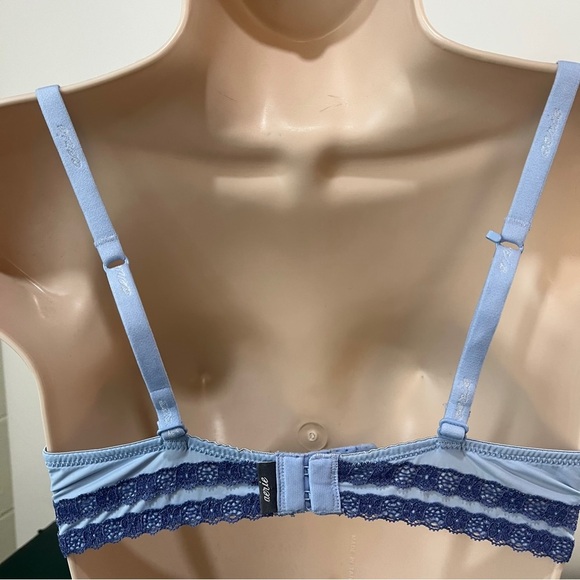 Aerie Womens Size 34C Blakely Blue Lace - Picture 3 of 8